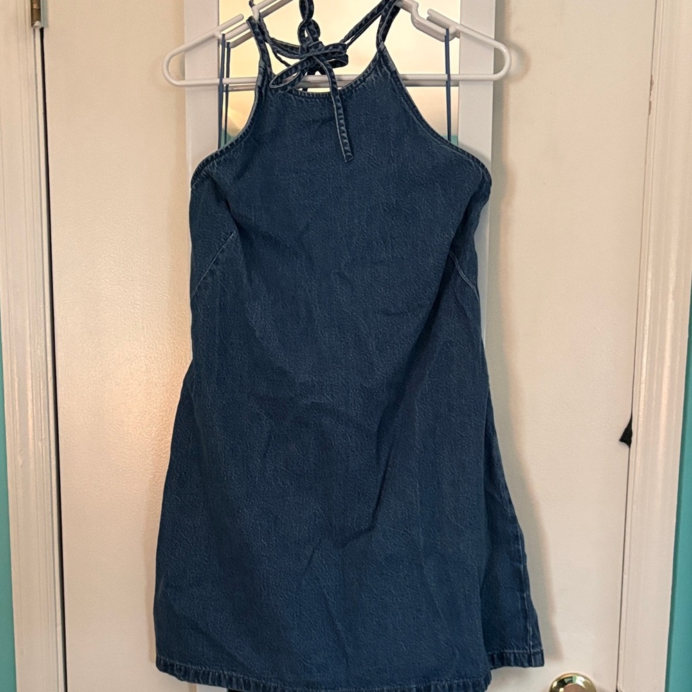 Abercrombie & Fitch Blue Halter Dress
